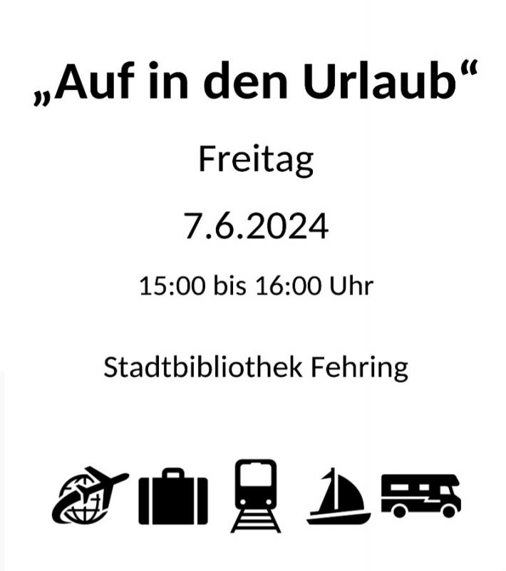 Auf in den Urlaub