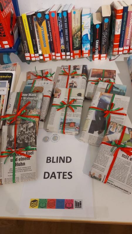 Blind date with a book in der Stadtbibliothek Fehring